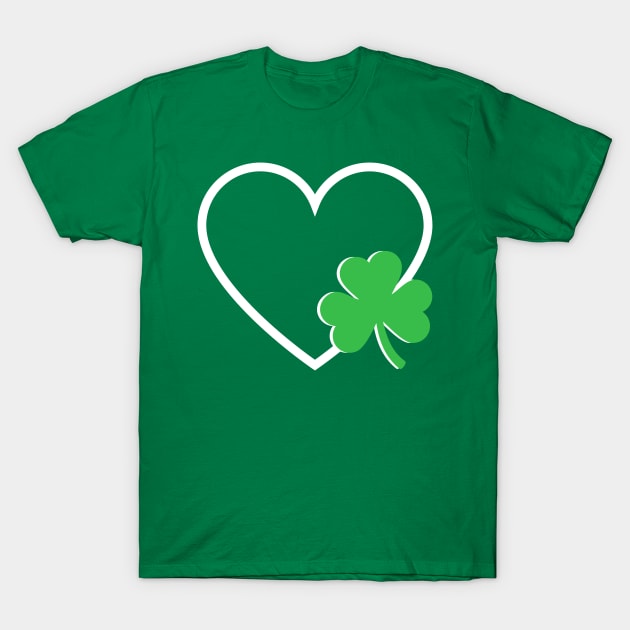 St Patrick's Day Shamrock Heart Irish Toddler Baby T-Shirt by starryskin